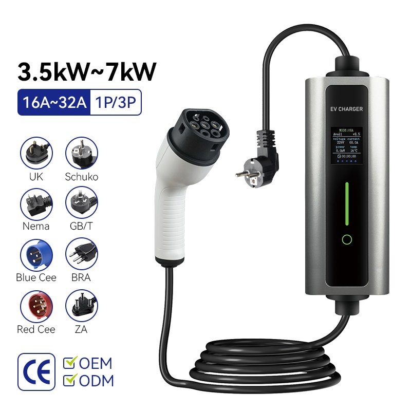 P02 Portable EV Charger | 3.5kW–7kW - Image 4
